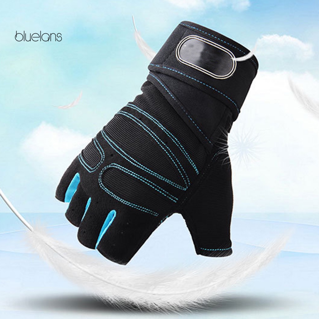 Găng Tay Thể Thao Hở Ngón Thoáng Khí Cho Nam