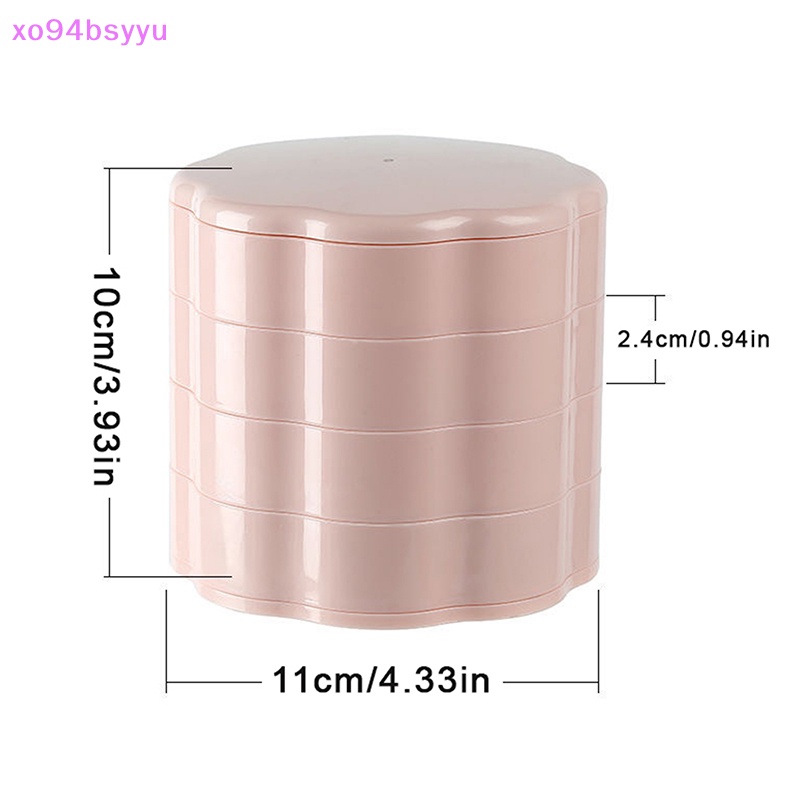 Hộp Đựng Trang Sức 4 Tầng Xo94Bsyu Xoay 360 Độ Tiện Dụng