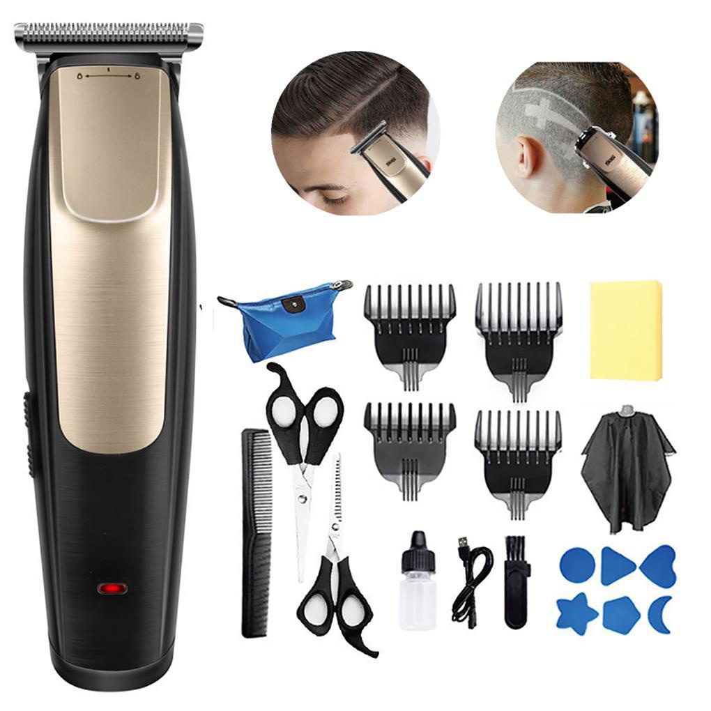 Bộ Tông Đơ Cắt Tóc Bằng Điện Không Dây Có Thể Sạc Lại Tiện Dụng