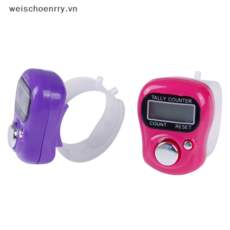 Máy Đếm Cầu Nguyện Gắn Ngón Tay Màn Hình LCD Tiện Dụng