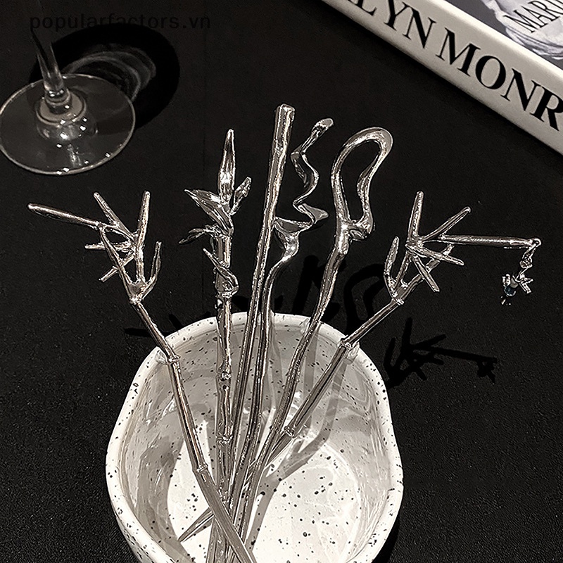 Kẹp Tóc Hình Cây Tre Thời Trang Vintage Cho Nữ