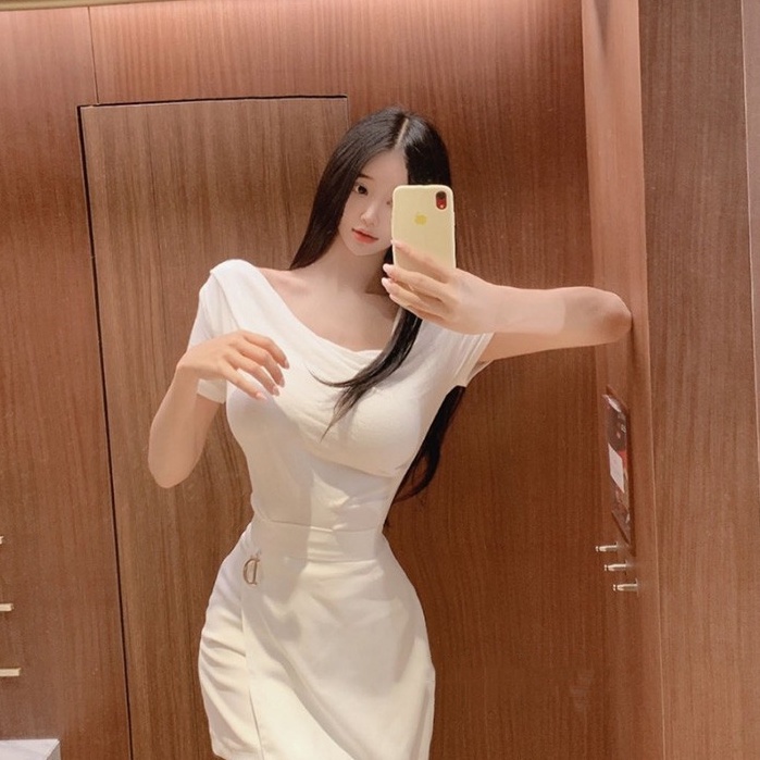 Áo Thun Tay Ngắn Màu Sắc Đơn Giản Phong Cách Hàn Quốc