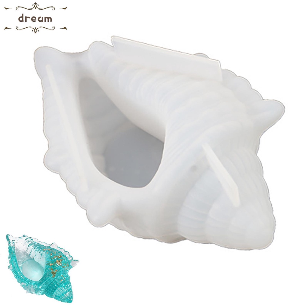 【DREAMLIFE】Shell Mould Flower Pot Home Decor Jewelry Making Sea Shell Secented Candle
