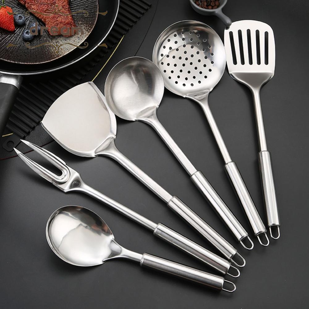 【DREAMLIFE】Stainless Steel Cooking Utensil Tool Set for Efficient &amp; Safe Cooking Experience