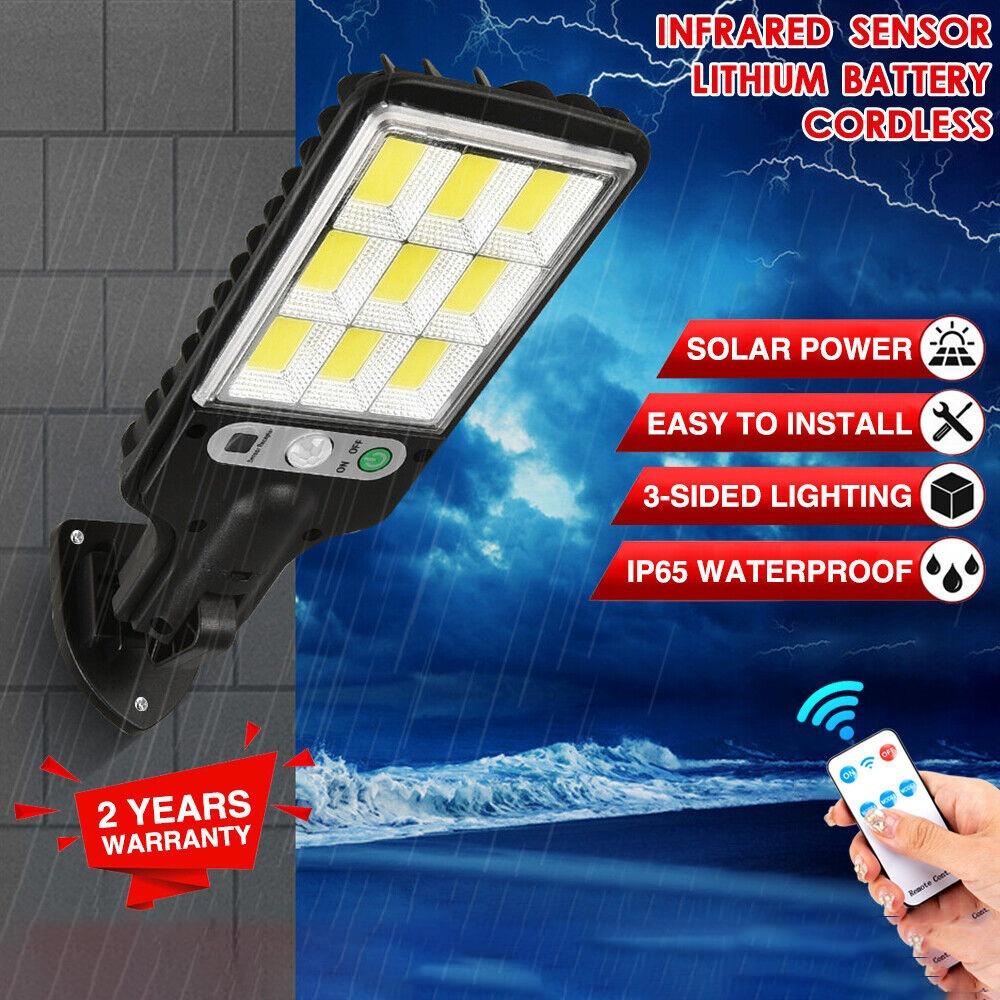 Đèn LED Gắn Tường Cảm Biến Chuyển Động Hồng Ngoại PIR Chống Nước Sử Dụng Năng Lượng Mặt Trời Cho Sân Vườn