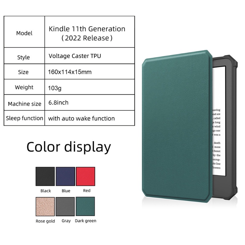 Ốp Máy Tính Bảng Da Từ Tính Cho Amazon All-New Kindle 11th Generation 2022 6 &quot;C2V2L3