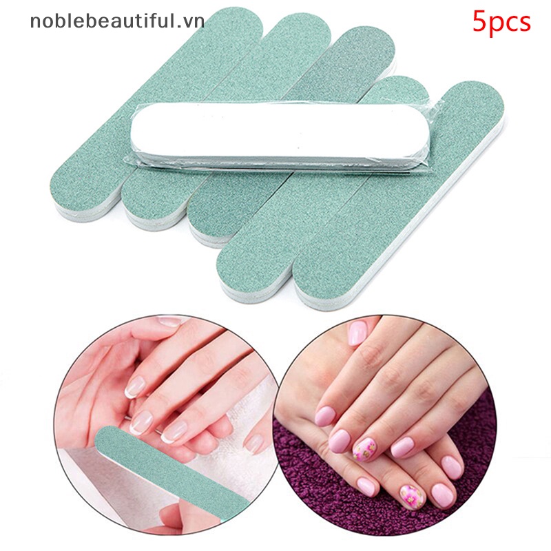Set 5 Khối Xốp Mài Dũa Móng Tay Mini Dành Cho Gel UV