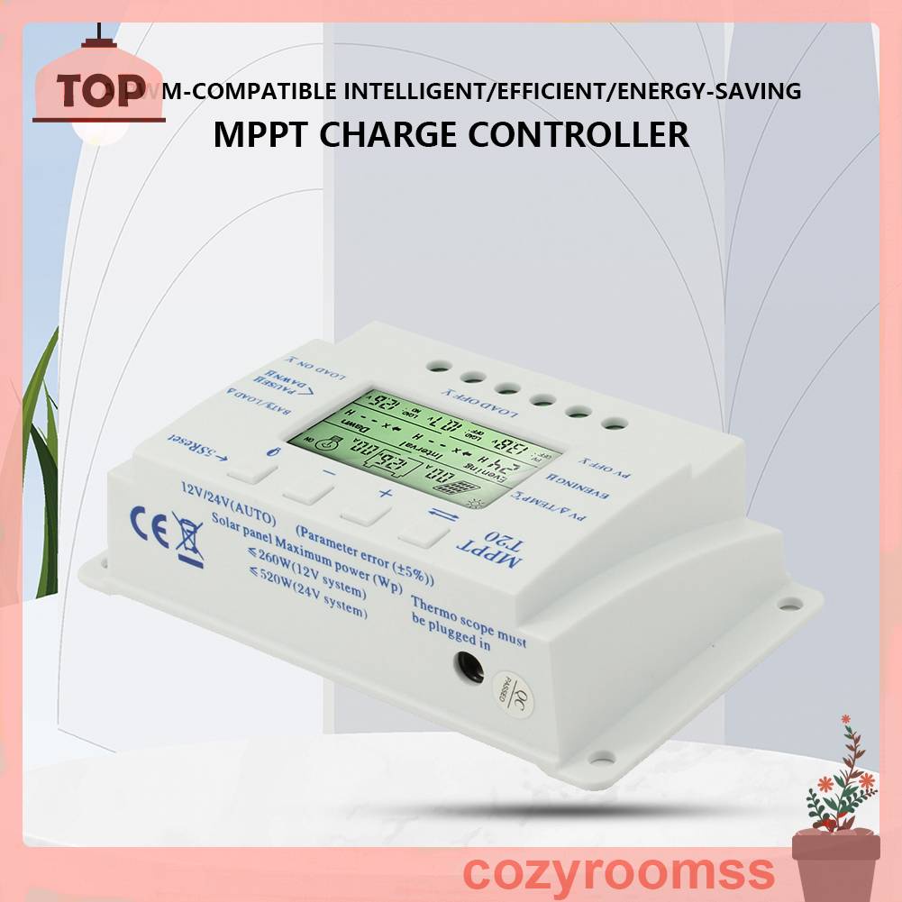 Bộ Điều Khiển Sạc Pin Năng Lượng Mặt Trời 20A