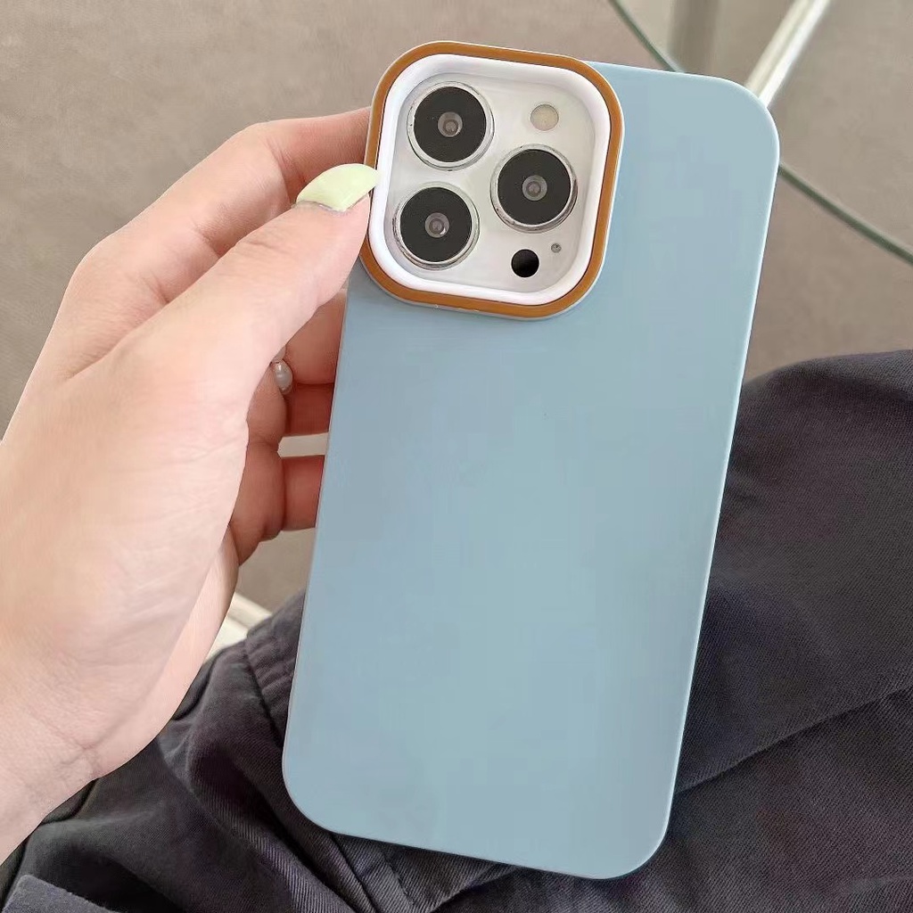 Ốp Điện Thoại Mềm Màu Trắng Sữa Bảo Vệ Toàn Diện Cho iPhone 14 13 12 11 Pro Max X XS XR XMax