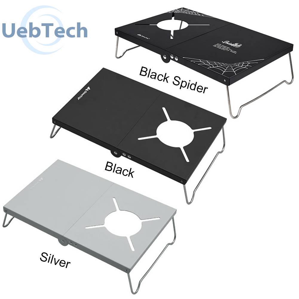 Bếp Ga Mini Bằng Nhôm Có Thể Gấp Gọn Tiện Dụng Mang Theo Du Lịch Cắm Trại