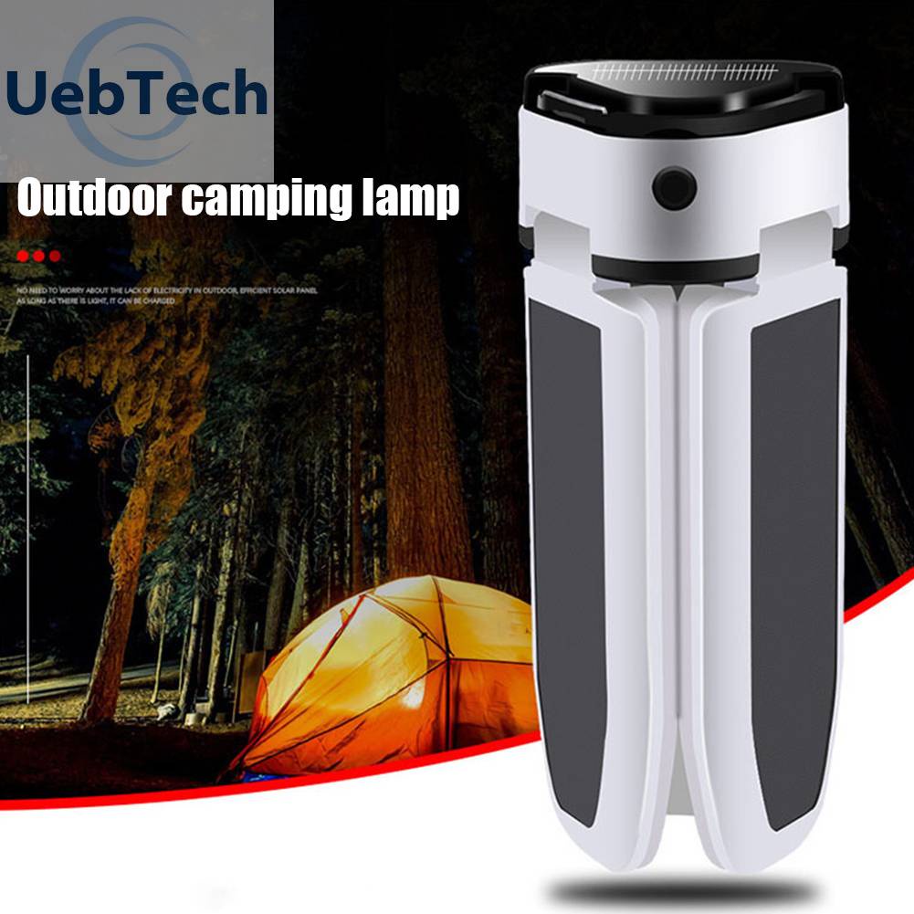 Đèn Cắm Trại Chống Nước 3 Lá 60 LED 5 Chế Độ