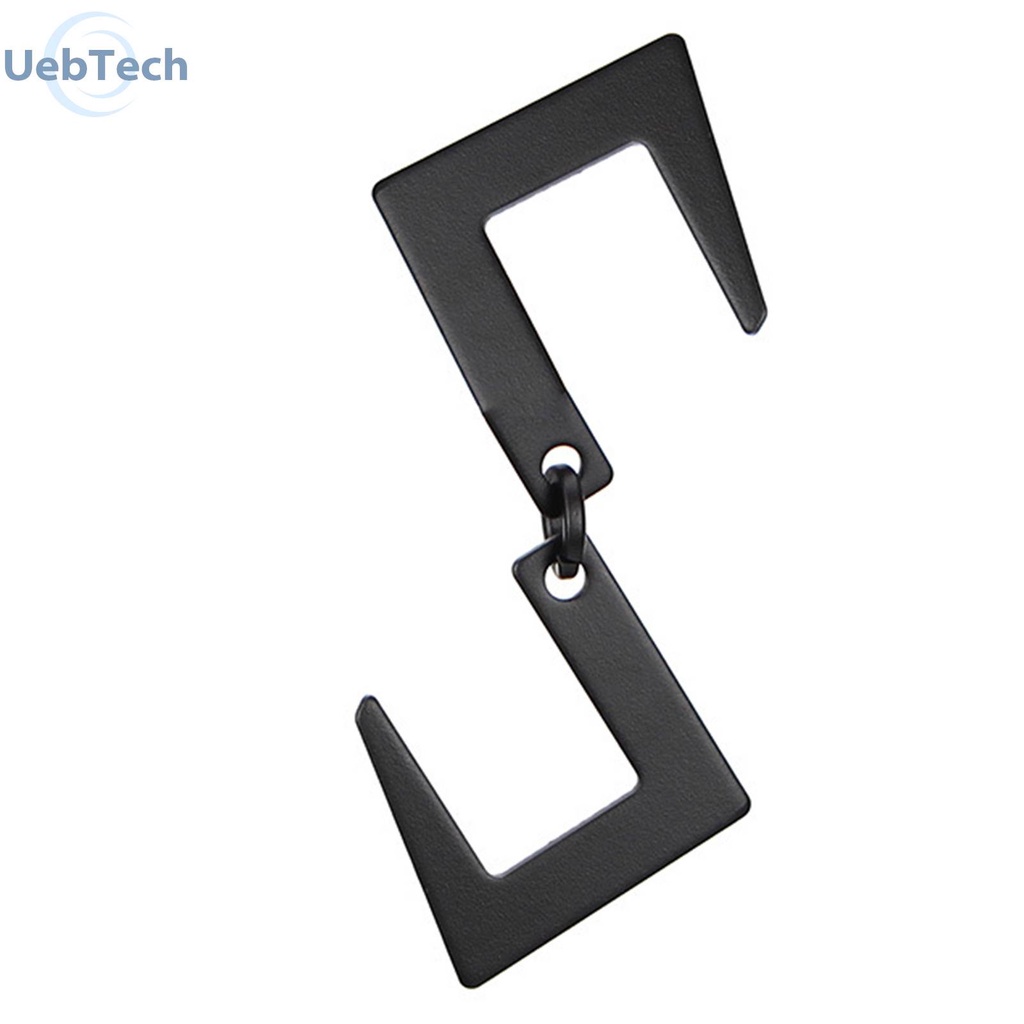 Móc Treo Đồ Hình Chữ S Bằng Kim Loại Tiện Dụng Cho Cắm Trại Leo Núi