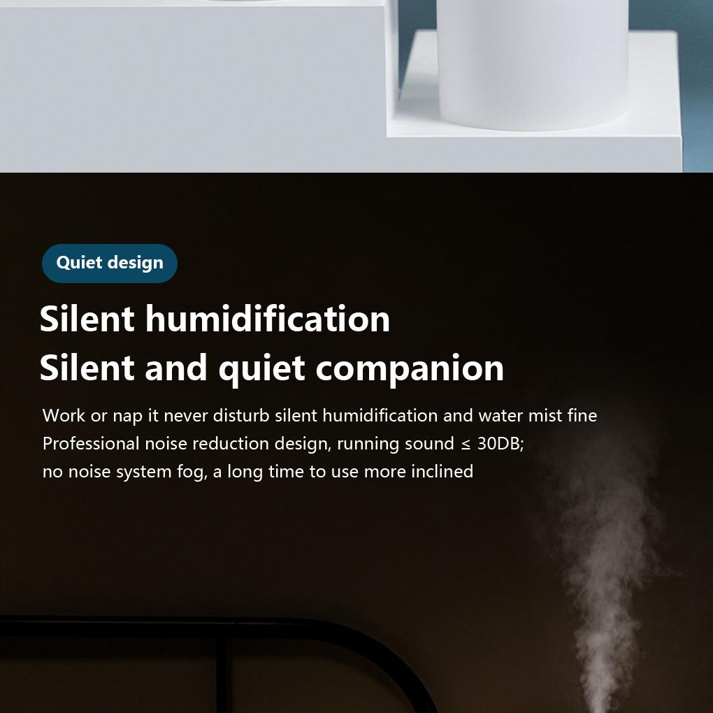 Thiết Bị Tạo Độ Ẩm Không Khí Giảm Tiếng Ồn Điều Khiển Cảm Ứng Kèm Dây Cáp USB Màu