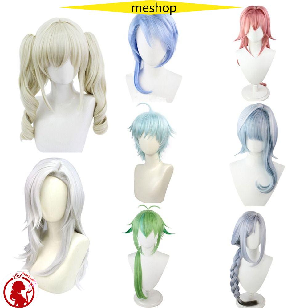Bộ Tóc Giả Dài Xoăn Giả Cosplay Nhân Vật Anime Dễ Thương Chịu Nhiệt Tốt Dành Cho Nam Và Nữ