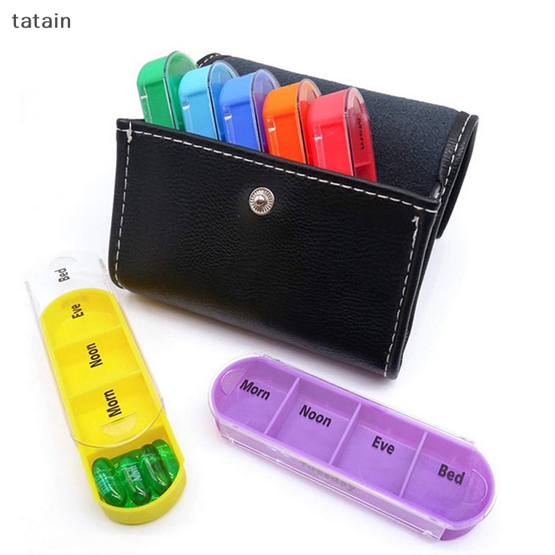 Hộp Đựng Thuốc 28 Ngăn Tiện Lợi Khi Đi Du Lịch