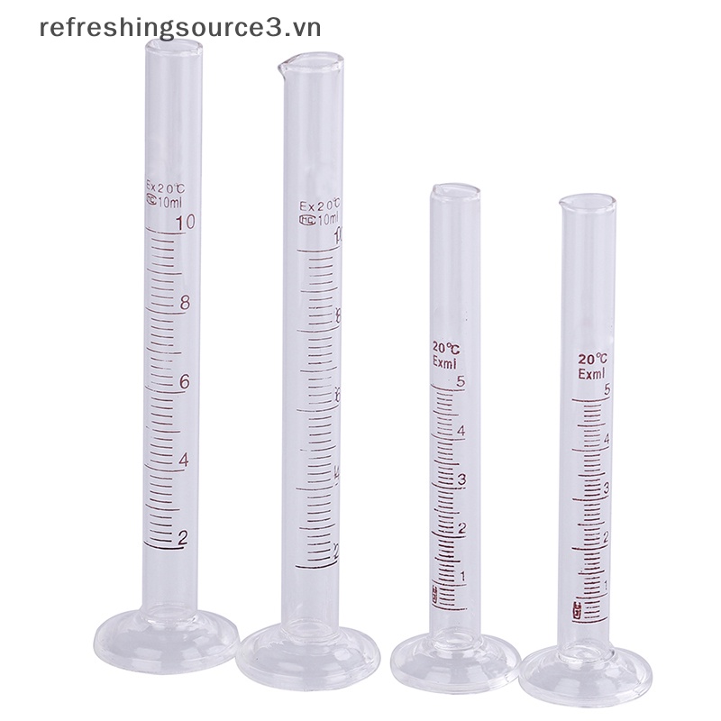 Set 2 Ống Thủy Tinh Đo Lường 5ml / 10ml 3.vn Chất Lượng Cao