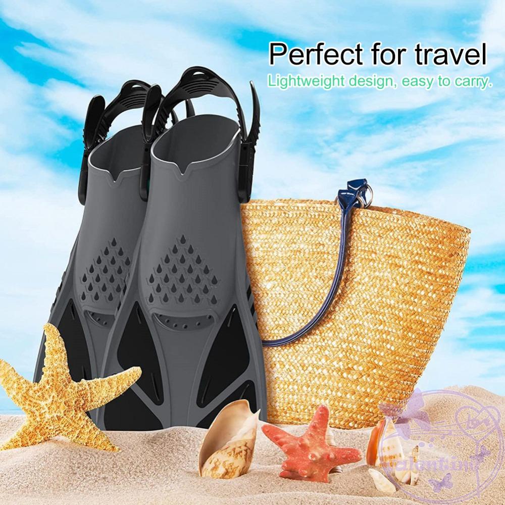 1 Cặp Chân Vịt Bơi Lội Dạng Lật Linh Hoạt Thoải Mái Kênh Kép Cho Người Lớn