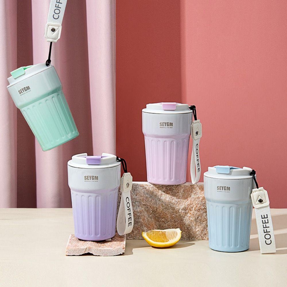 Bình Nước Giữ Nhiệt Bằng Thép Không Gỉ 304 400ml Tiện Dụng