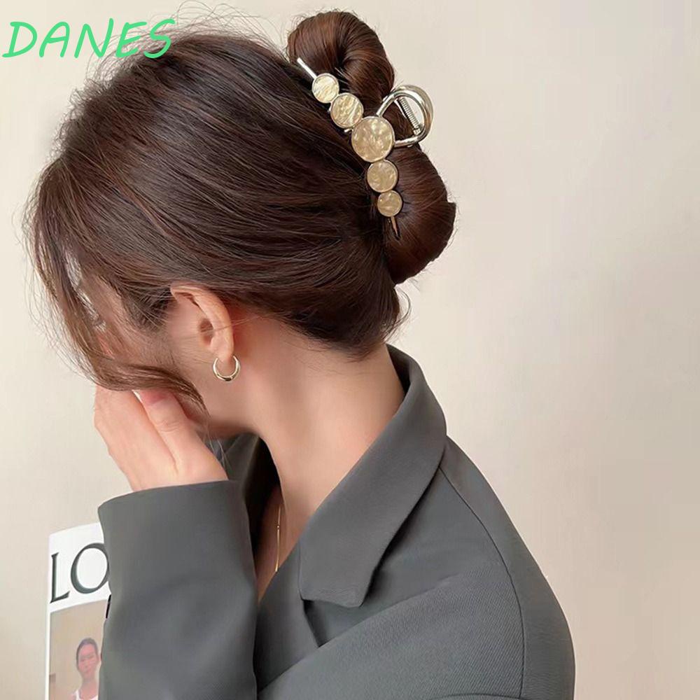 DANES Kẹp Tóc Đuôi Ngựa Hình Cá Mập Phong Cách Retro Thời Trang Sáng Tạo Cho Nữ