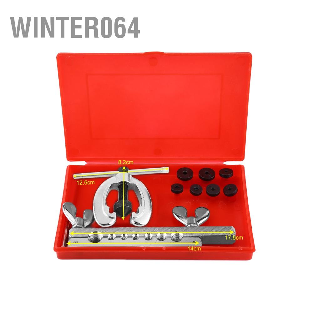 Winter064 Bộ dụng cụ loe ống 9 cái sửa chữa bao gồm kẹp rải chết