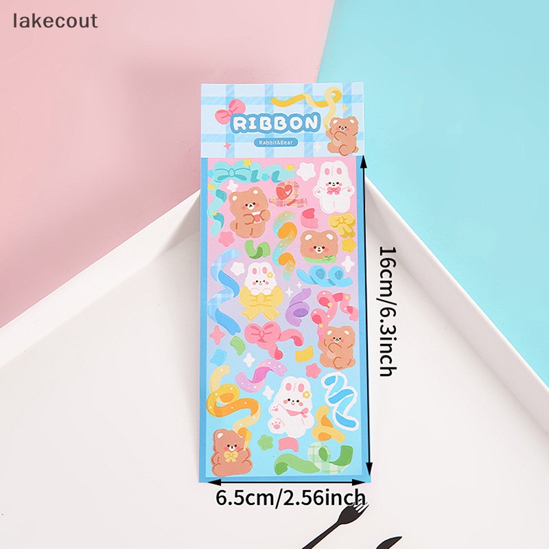Bộ 6 Tấm Sticker Dán Trang Trí Họa Tiết Hoạt Hình Dễ Thương Bắt Mắt