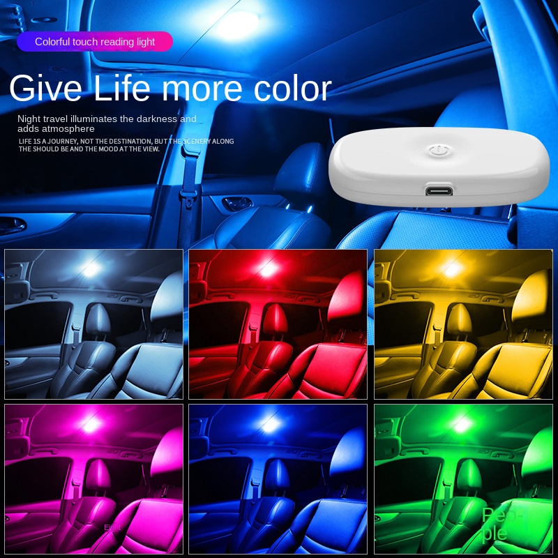 Đèn Led Đọc Sách Gắn Trần Xe Hơi Tự Động Tiện Dụng