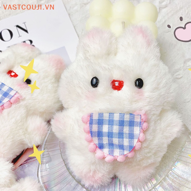 Móc Khóa Hình Thỏ Nhồi Bông Đáng Yêu DIY