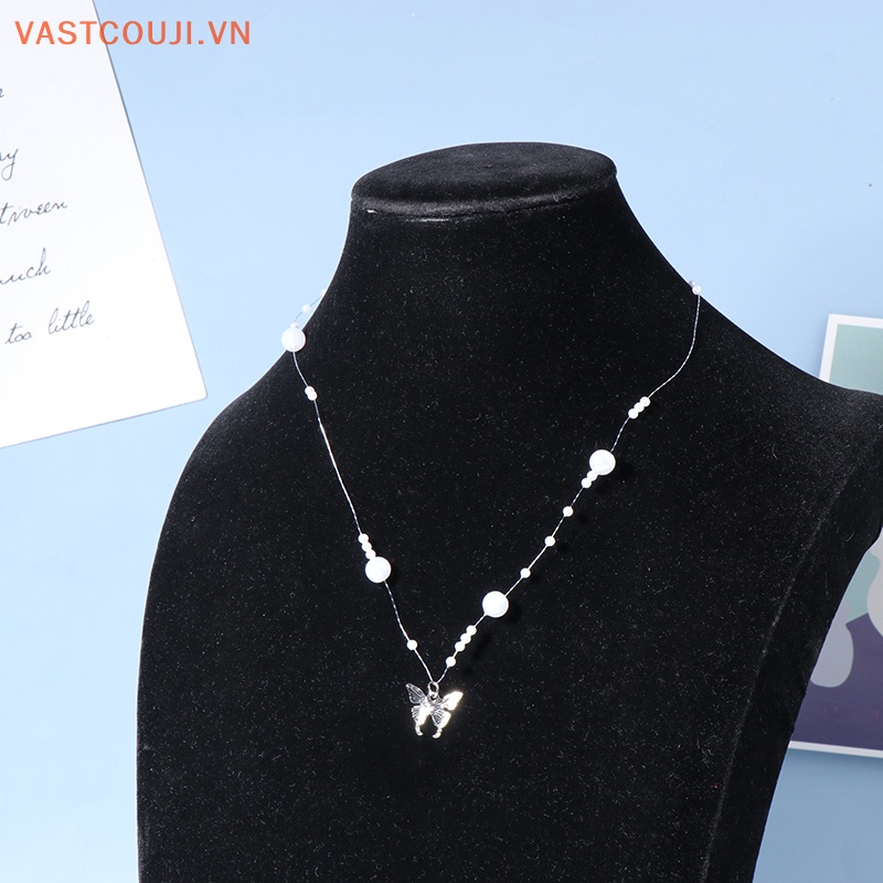 Vòng cổ Mặt Hình Bướm Lấp Lánh Thời Trang Cho Nữ