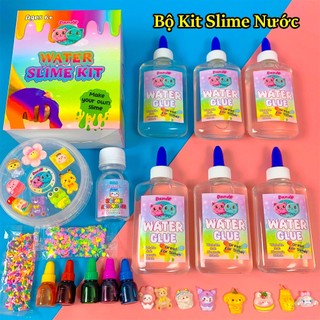  Bộ Kit Làm Slime Nước  Water Slime Kit  11 Món Đầy Đủ Màu Tự Chọn - Nguyên Liệu Làm Slime Trending  dandbslimey 