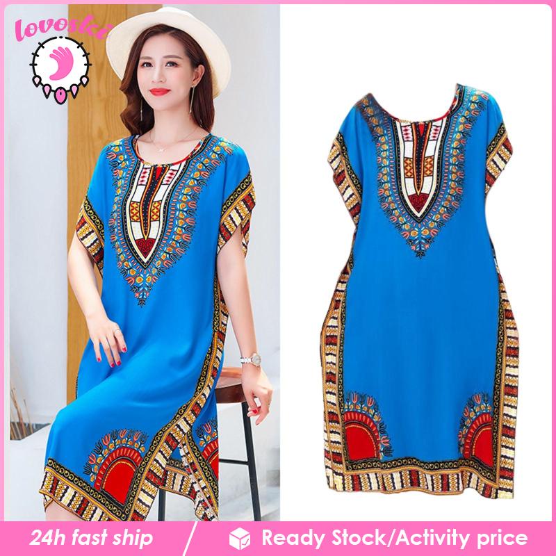 Đầm Nữ Dáng Rộng Phong Cách Boho Thời Trang