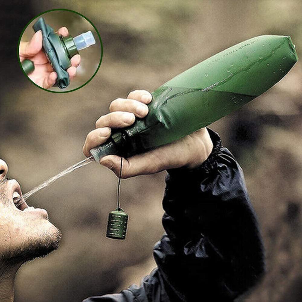 LET Túi Đựng Nước Bằng TPU Có Thể Gấp Lại 250ml / 500ml Tiện Dụng Khi Đi Cắm Trại