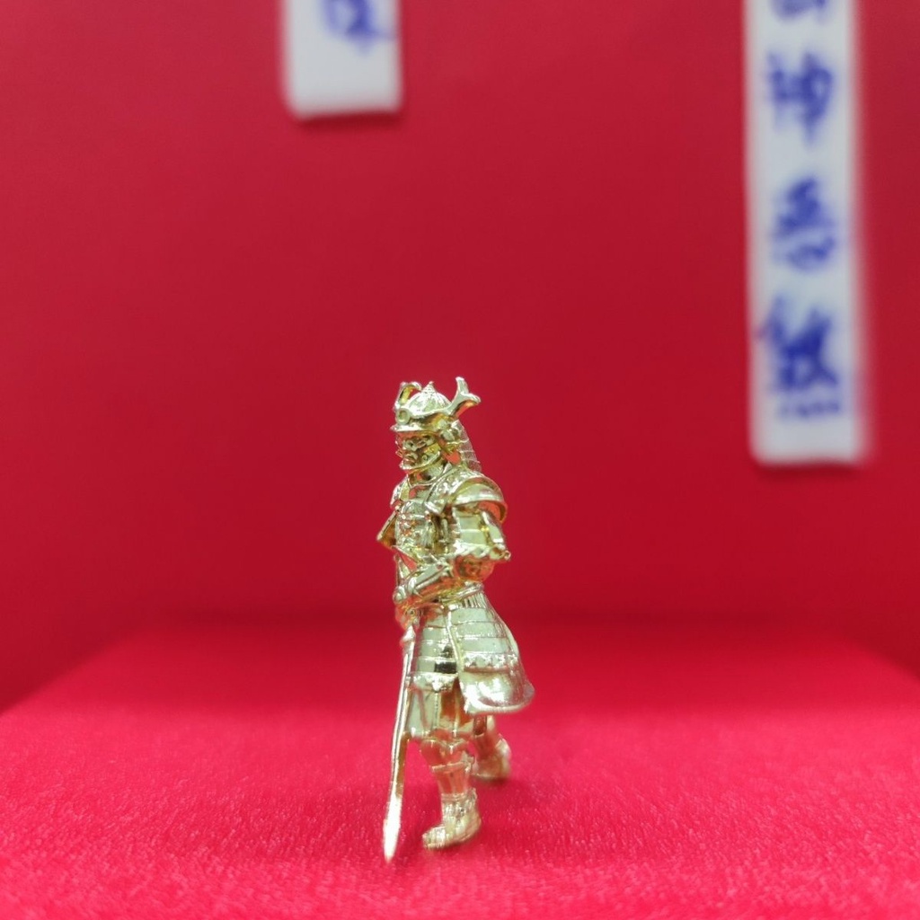 Mô Hình Dao Cạo Samurai Ronin Bằng Đồng Nguyên Chất Thủ Công Để Bàn Trang Trí