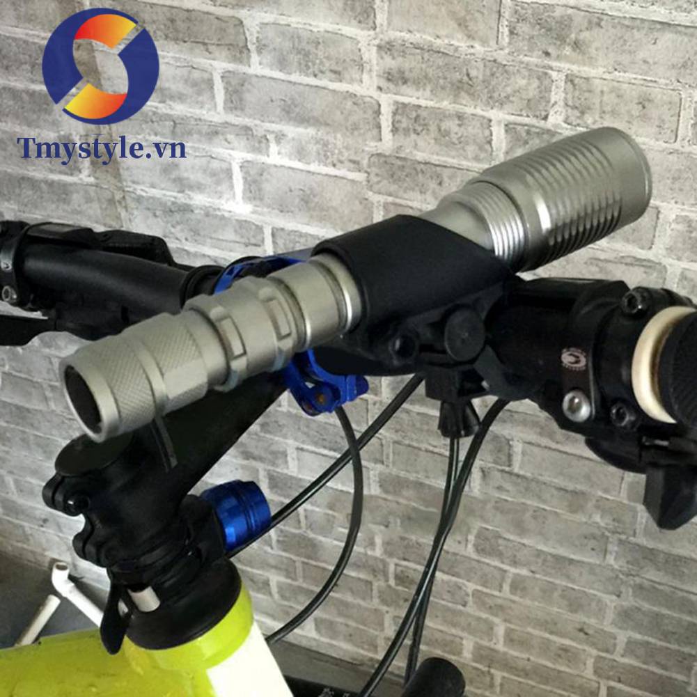 Đèn Pin Gắn Tay Lái Xe Đạp Xoay 360 Độ