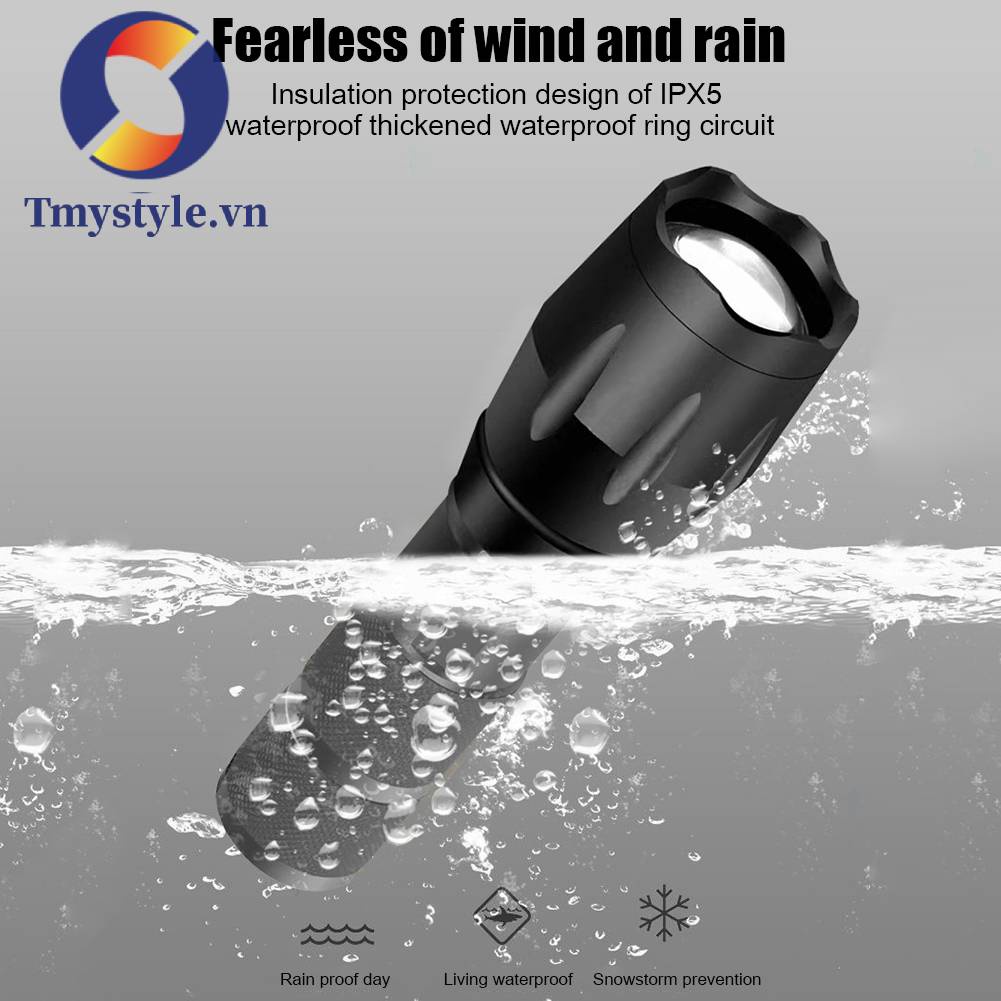 Đèn Pin Cắm Trại Chống Thấm Nước