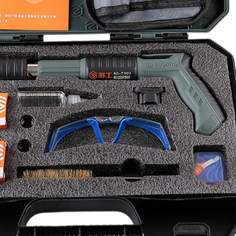 Máy Đóng Đinh Mini Yên Tĩnh Lắp Đặt Cửa Sổ Bằng Kim Loại