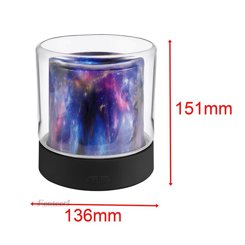 Máy Phun Sương Tạo Ẩm Hình Ngọn Lửa Nhiều Màu Có Hẹn Giờ