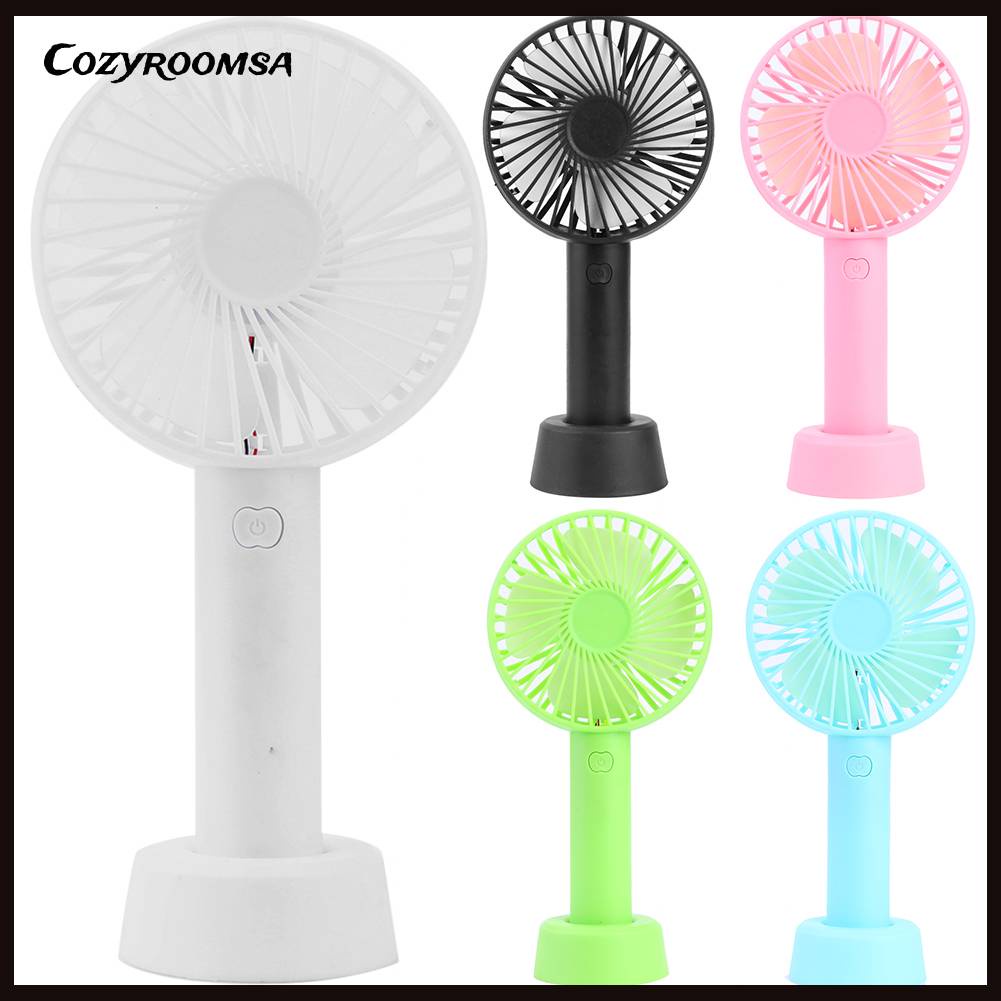 Quạt Mini Cầm Tay Có Thể Điều Chỉnh Tốc Độ Gió Cho Hoạt Động Cắm Trại