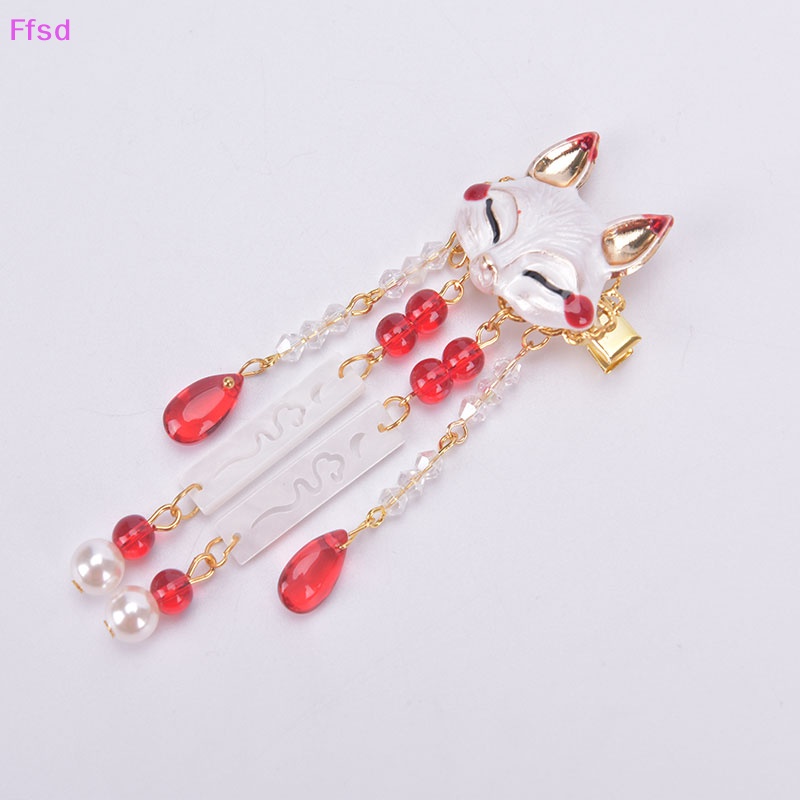 {Ffsd} Kẹp Tóc Tua Rua Hình Cáo Anime Nhật Bản Đáng Yêu Cho Nữ Bán Chạy