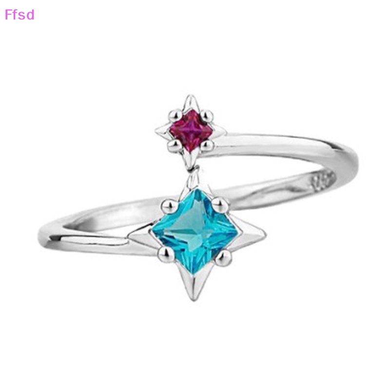 {Ffsd} Nhẫn Hợp Kim Dạng Mở Hình Anime Your Name Kimi no na wa Miyamizu Mitsuha Có Thể Điều Chỉnh Làm Quà Tặng Trang Sức cosplay * Bán Chạy