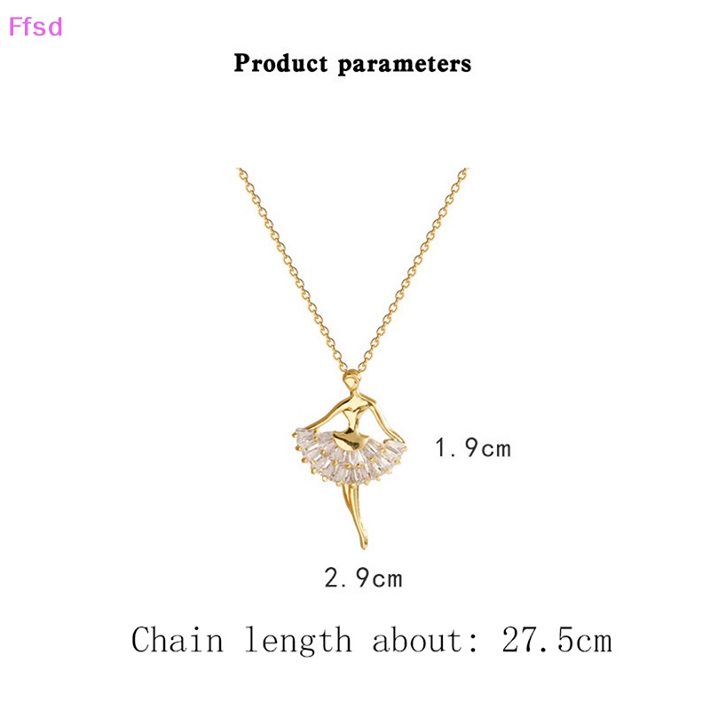 {Ffsd} Mặt Dây Chuyền Cô Gái Múa Ba Lê Tinh Tế Ngọt Ngào * Bán Chạy