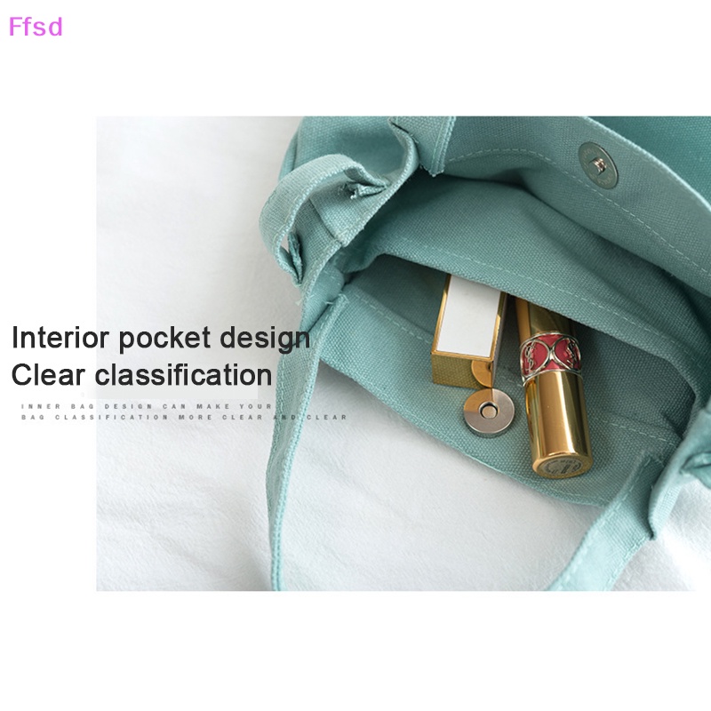 {Ffsd} Hàng Bán Chạy Túi Xách Đeo Vai Bằng Vải canvas Giải Trí Một Bên Vai