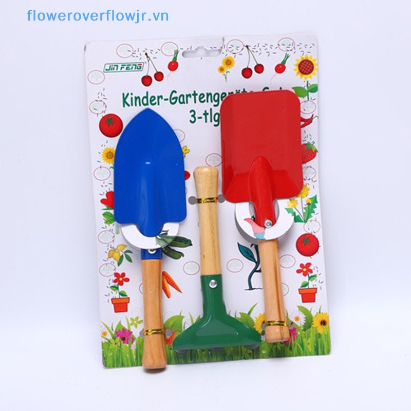 Bộ 3 Xẻng Xúc Cát Vui Nhộn Dành Cho Bé Chơi Ngoài Trời Vào Mùa Hè