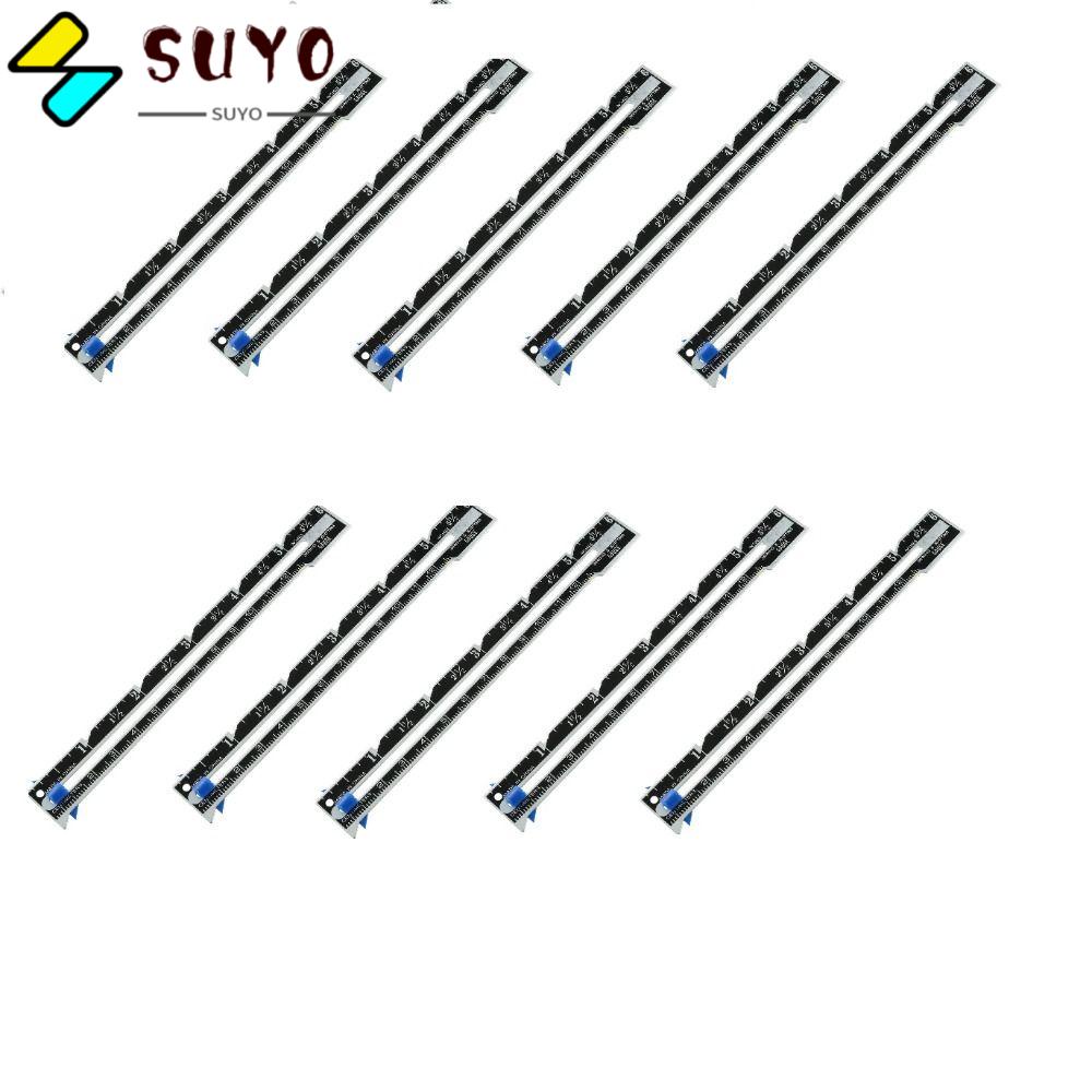 SUYO Thước Trượt Cố Định Thủ Công Bằng Thép Không Gỉ Chất Lượng Cao