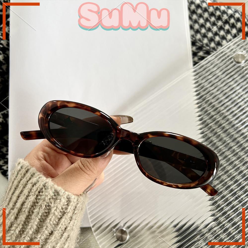 SUMU Galaxy Kính Mát Gọng Oval Nhỏ Phong Cách Retro