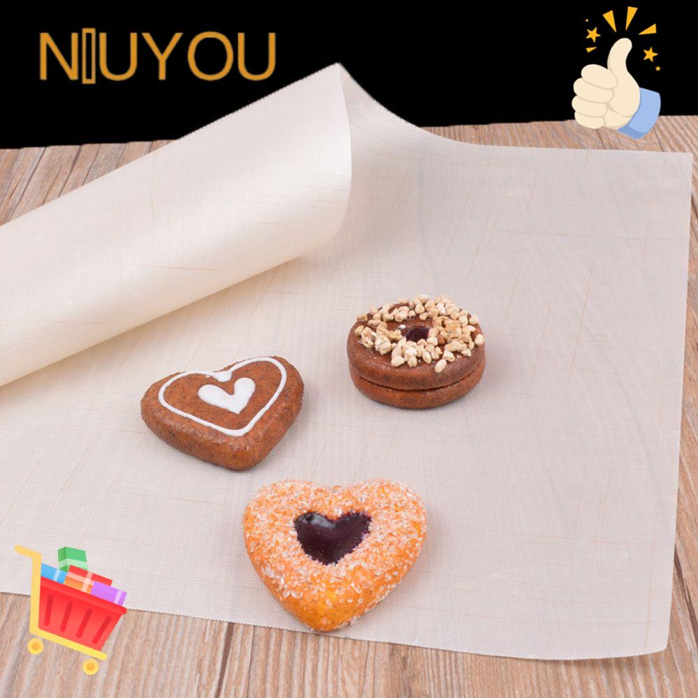 NIUYOU Thảm Nướng Bánh Chống Dính Chịu Nhiệt Chống Dầu 60 * 40cm