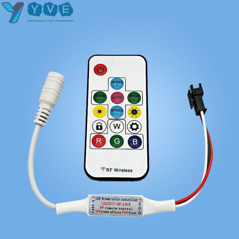Bộ Điều Khiển Độ Sáng Đèn LED Không Dây RF DC 5-24V DC Pixel Dành Cho WS2812B WS2811Home