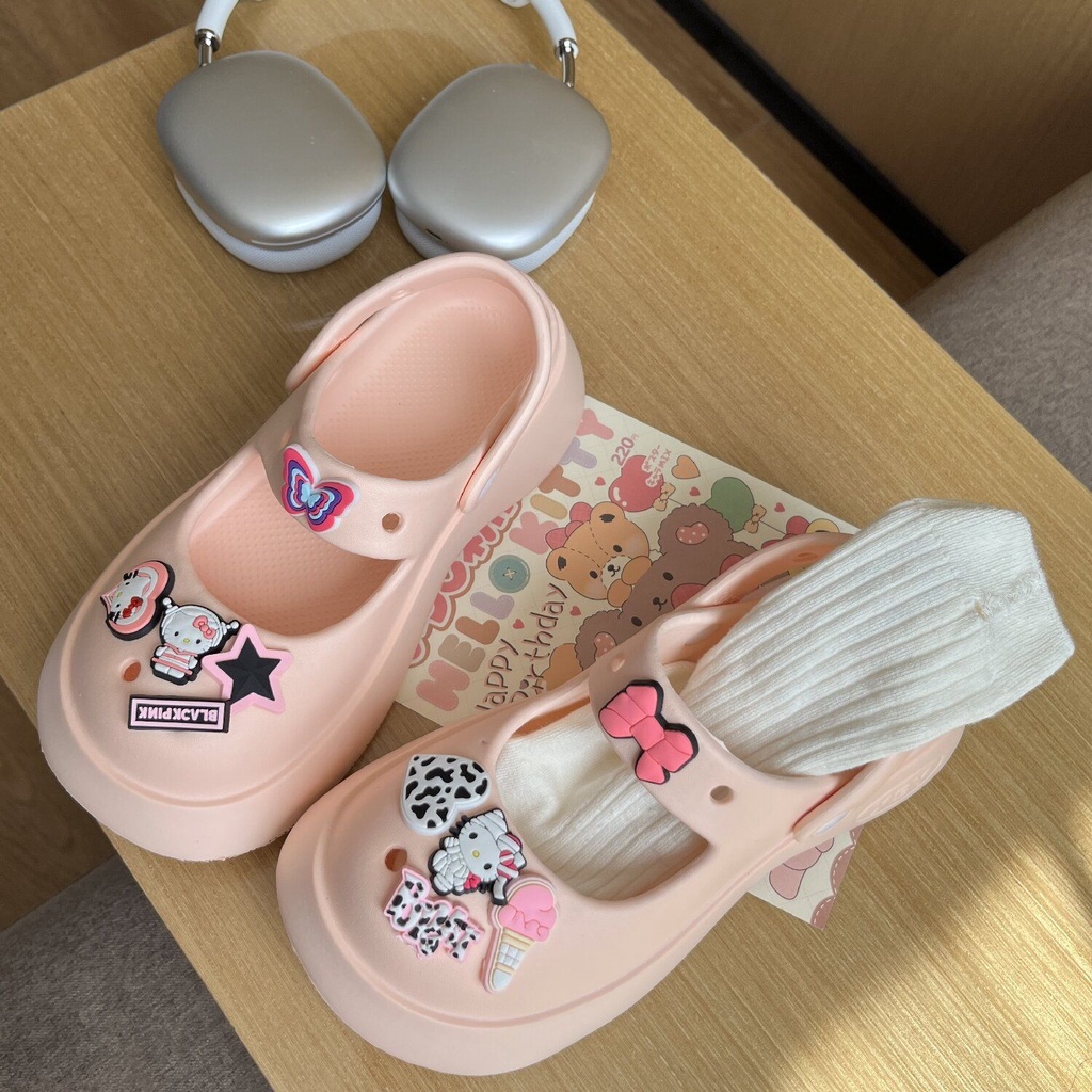 HHH Dép xỏ ngón Cross dép kiểu nữ đi chơi dép bánh mì Thoải Mái Xinh Xắn  230701