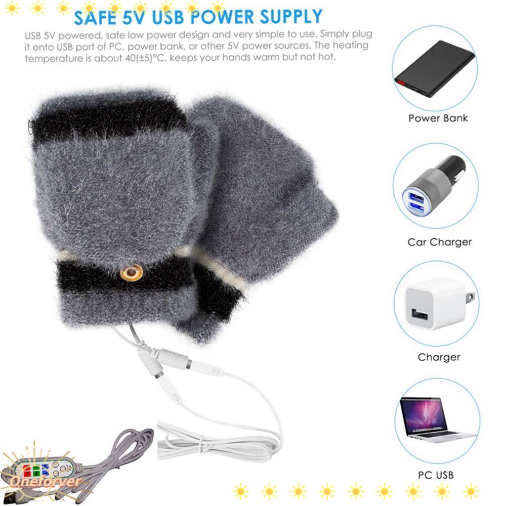 FOREVER Găng Tay Sưởi Ấm Hai Mặt USB Mới Lạ