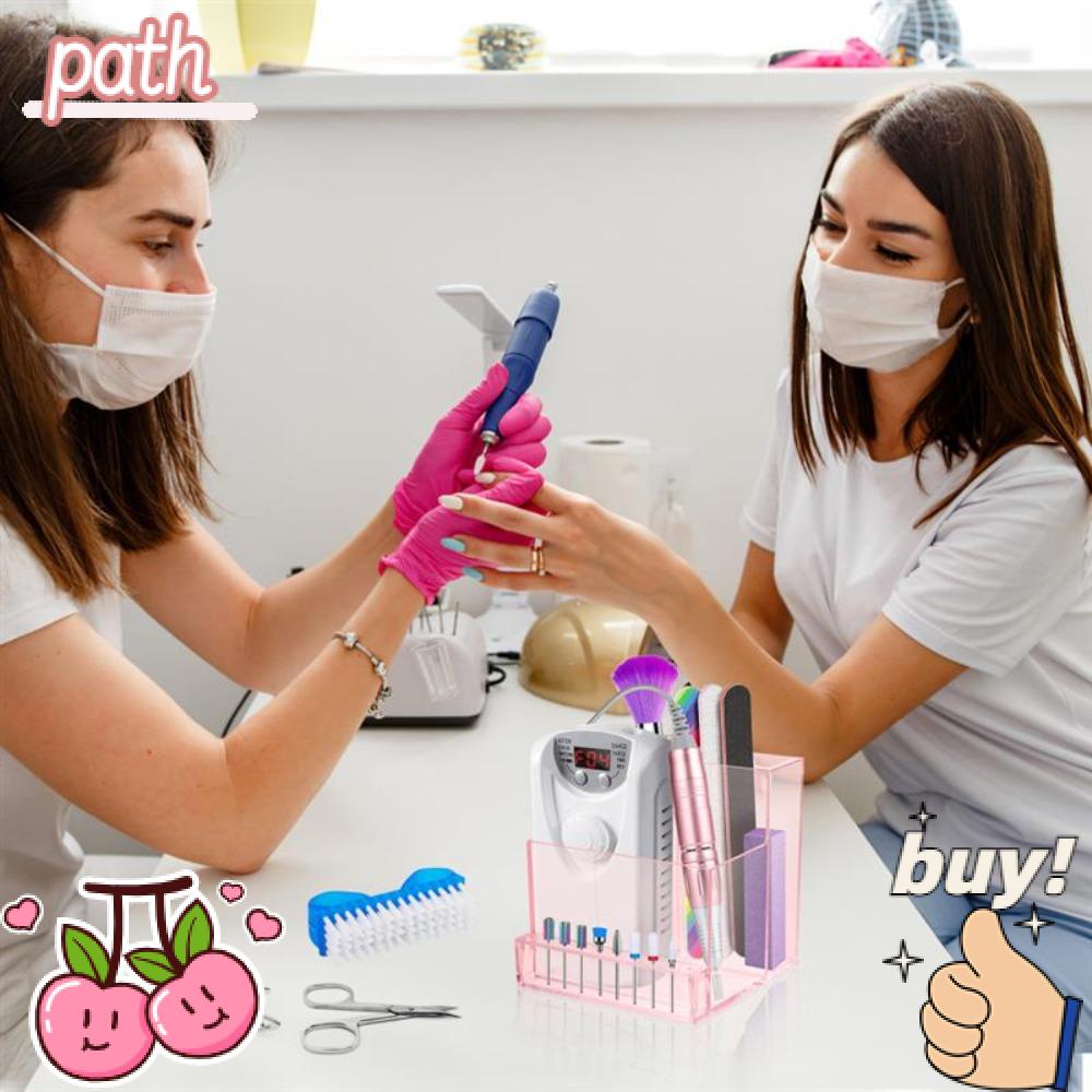 PATH Giá Đỡ Đầu Mũi Khoan Màu Hồng Trong Suốt