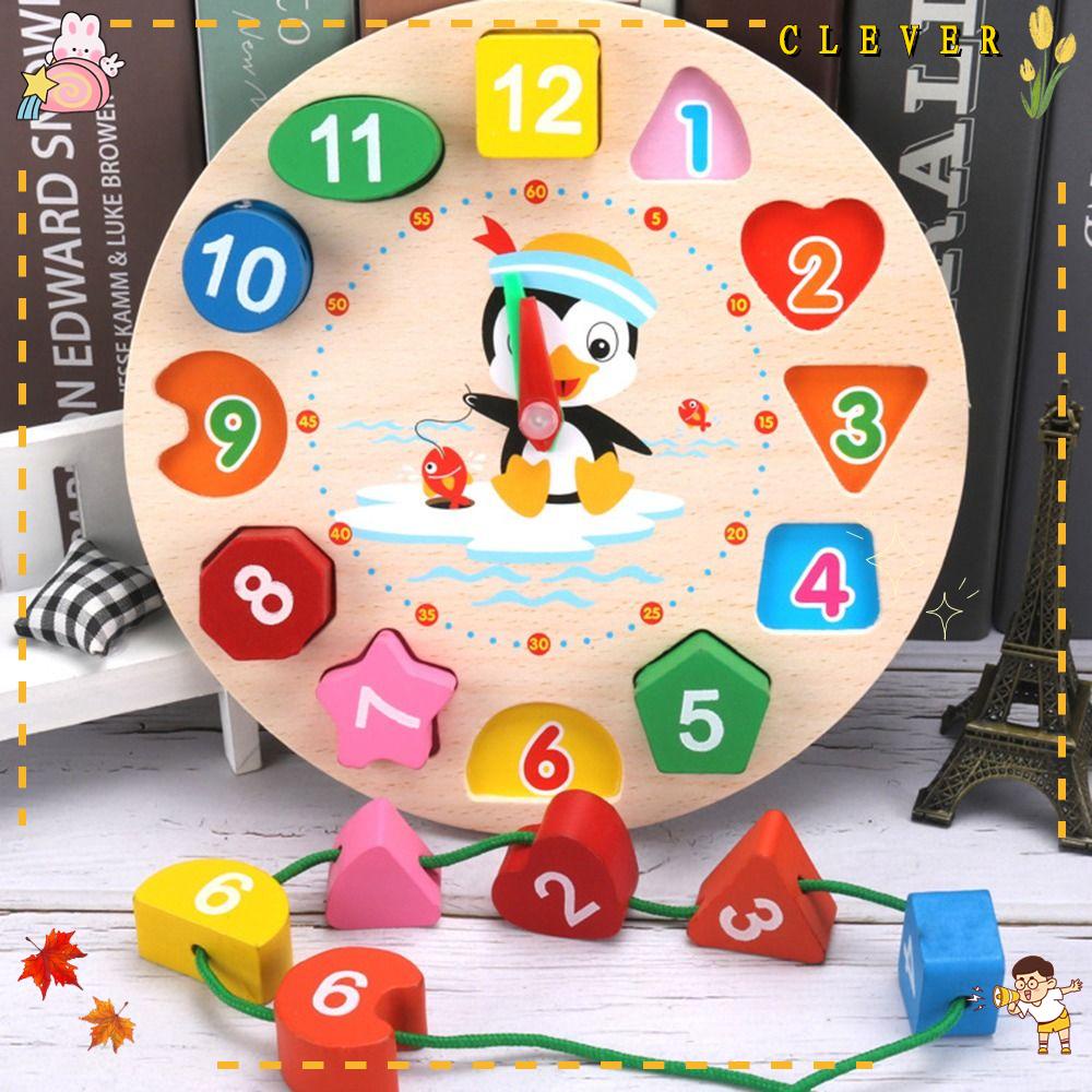 CLEVER Mới Đồ Chơi Chim Cánh Cụt Bằng Gỗ